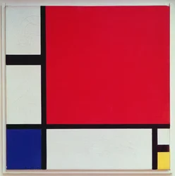 Composition with Red, Blue and Yellow